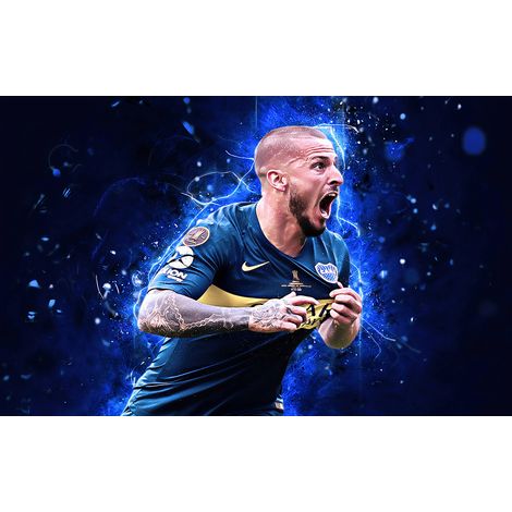 Papier peint panoramique Football - Joueur de Foot - 130 cm x 81 cm (1/2)