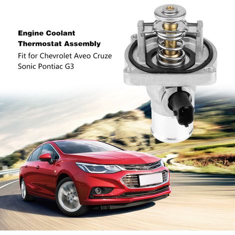 Termostato de refrigerante con soporte para Aveo Cruze Sonic