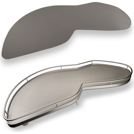 Antirutschmatte Orga-Grip silbergrau für LeMans 50er links