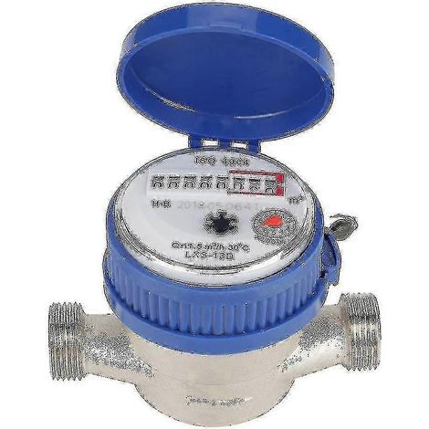 Compteur d'eau froide, débitmètre d'eau de 15 mm (1/2 pouce) pour jardin et maison 2025 (1/4)