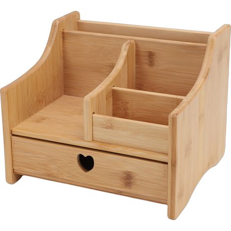 Multifunktionale Schreibtisch-Aufbewahrungsbox mit Schublade für Büro und Zuhause (1/5)