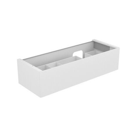 Meuble sous-vasque EDITION 11 PLANNING 1400x350x535mm, découpe siphon droite violet (RAL 4007) KEUCO