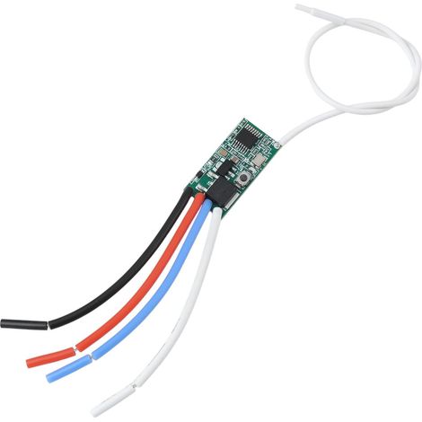 Store Module récepteur de télécommande sans fil 433 MHz CC 3,6 V-24 V compatible avec les projets de bricolage à distance à domicile (1/2)