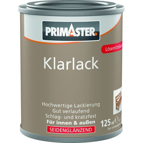 Primaster Klarlack 125 ml farblos seidenglänzend Lack