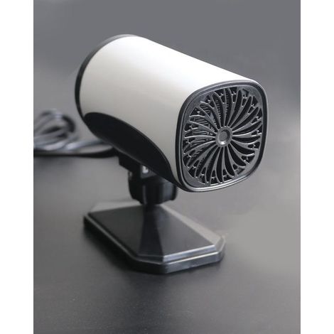 RHG Chauffage de voiture, chauffage électrique pour véhicule, chauffage et dégivrage, dégivrage, déneigement, rotation à 360°, 12 V