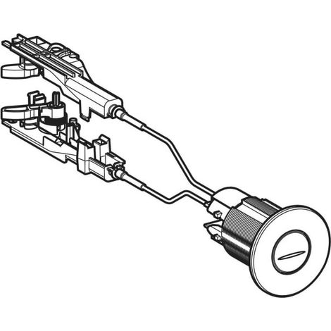 Geberit 242508211 Bouton-poussoir pour commande WC à câble