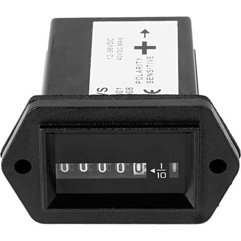 Jauge de minuterie de compteur horaire moteur DC12-36V pour tracteur de voiture de bateau de camion (1/5)