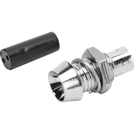 Douille de lampe LED concave en métal F3, base en cuivre LED de 3 mm, douille pour voyant lumineux (lampe non incluse). (1/5)