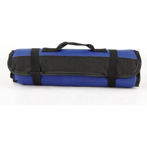 1 Pcs Sans Outils Pour Cl  Molette Tournevis(bleu), Pinces, Compartiments  Roulettes, Organiseurs, Pochette Enroulable En Toile Pour Homme, Petite