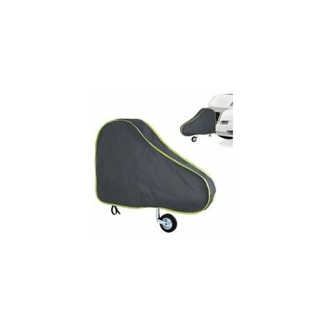 Housse de Protection de Timon Remorques, Housses pour Caravanes Universelle, Couverture de Remorquage Housse pour Tête d'attelage de Caravane Remorque mit Bandes Réfléchissantes (1/4)