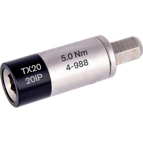 BERNSTEIN Tools for Electronics 4-988 Drehmomentadapter 1/4" (6.3 mm) 5.0 Nm (max)