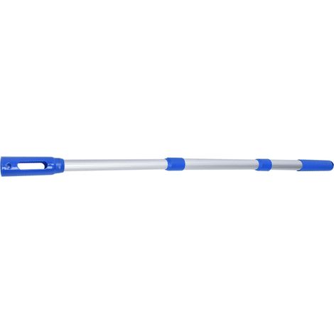 Perche télescopique pour piscine, accessoires de nettoyage pour épuisette, râteau et brosse (1/5)