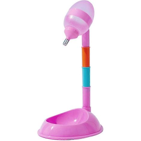 Automatischer Wasserspender für Hunde – Hunde-Trinkflasche – Rosa Haustier-Wasserspender – Praktischer und hygienischer Behälter für Hunde
