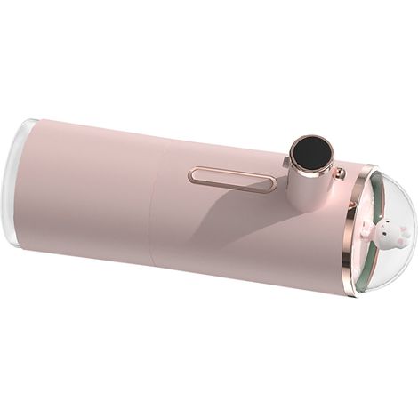 Distributeur de savon mousse automatique mignon et intelligent à capteur infrarouge, étanche, rechargeable et sans contact, rose