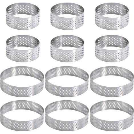 Set of 12 Pastry Circles, 2 cm and 8 cm (1/5)