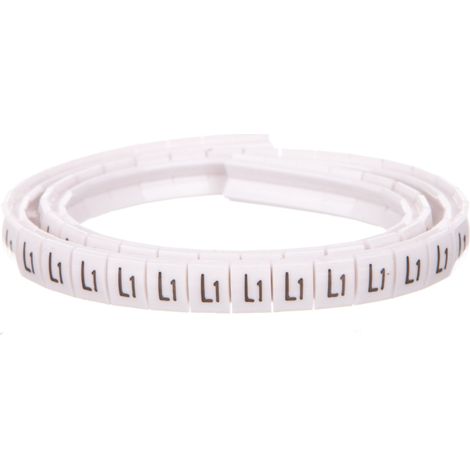 Marqueur DK2/Z5 /L1/ blanc 89275006 /100 pièces/