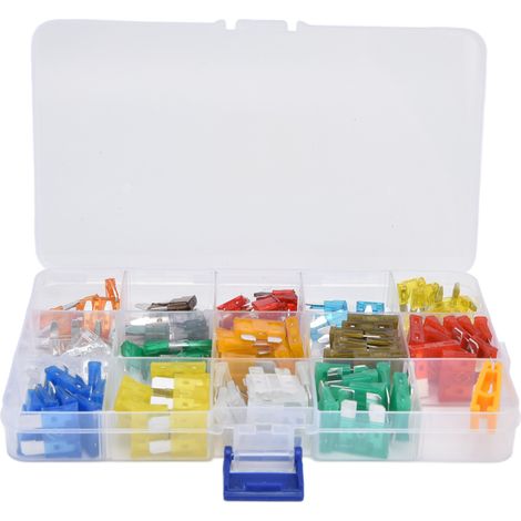 Lot de 140 fusibles à lame mini auto 2-40A avec pince, kit de rechange pour voiture (1/5)
