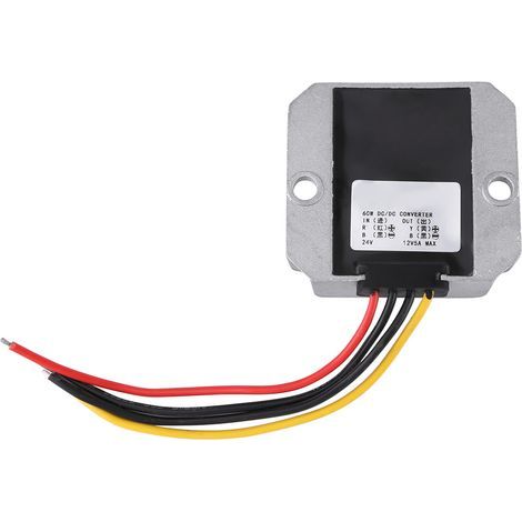 Convertisseur DC-DC 24V vers 12V 5A 60W pour véhicule - Module abaisseur de tension (1/5)