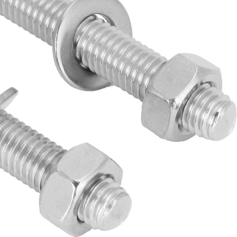 Lot de 4 boulons et écrous de fixation pour marches de piscine, pièces de rechange pour échelle subaquatique, 7 mm (1/5)