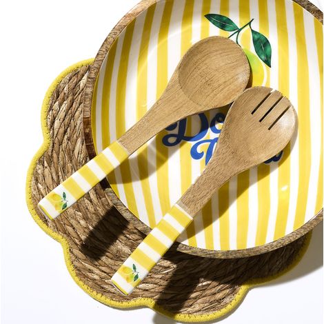 COUVERT A SALADE MANGUIER DOLCE VITA JAUNE M8