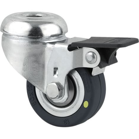 TENTE Lenktrolle Möbelrolle Agila, Rad ø 50 mm Tragkraft 40 kg mit Feststeller (1/3)