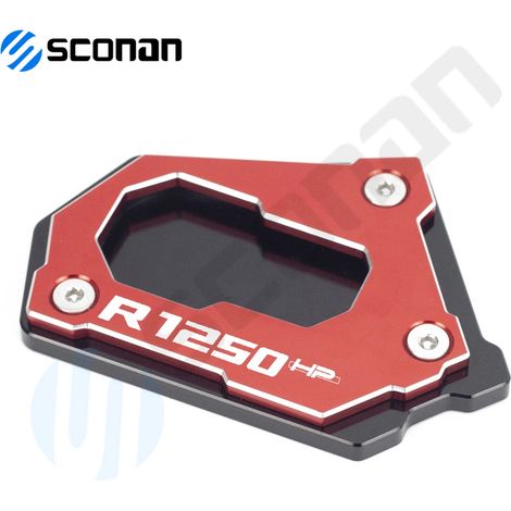 (R1250HP Rouge) Compatible avec BMW R1250GS R 1250 GS LC R1250 GS Rallye HP - Accessoires moto : béquille latérale, plaque de support, extension, maxpower (1/4)