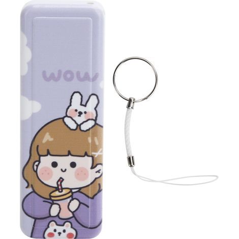Tragbarer 64-GB-USB-Stick mit Cartoon-Mädchen-Motiv, USB 2.0-Anschluss mit Push-Pull-Funktion, herausnehmbarer Flash-Speicher, verspieltes und praktisches Design.
