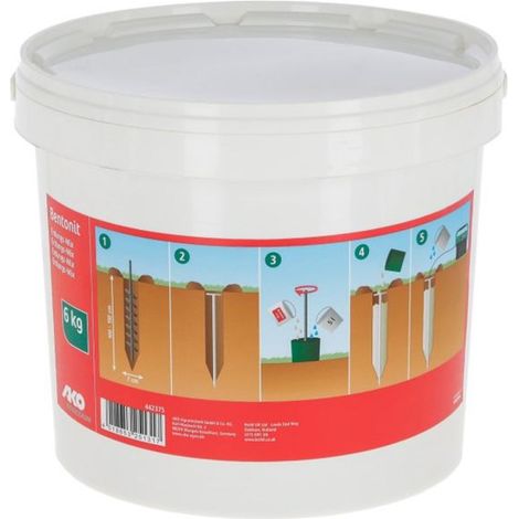 Kit de puesta a tierra Bentonita, cubo de 6 kg