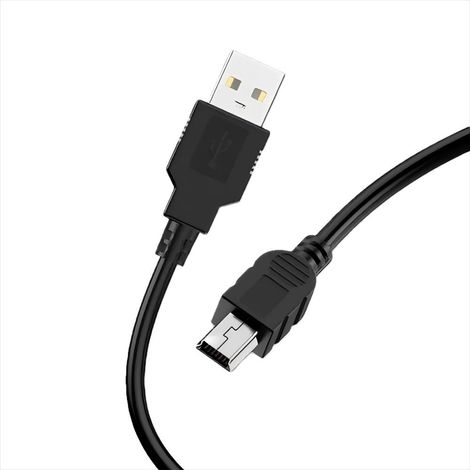 Câble de données mini USB, USB 2.0 AM vers mini 5 broches, 1 mètre (1/2)