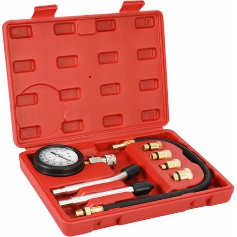 Green Mobility-Moteur A Essence Testeur De Compression Du Moteur A Essence Automatique De Bouteilles De Gaz Automobile Jauge De Pression Testeur Automobile Test Kit 0300Psi Avec Etui (1/5)