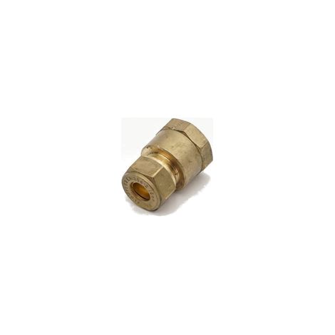 PrimaPlus 10mm x 1/2" Female Brass Compression Adaptor - Pack of 10