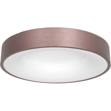 Plafonnier plafonnier bronze lampe de salon cuisine anneau lumineux LED D 30 cm (1/5)