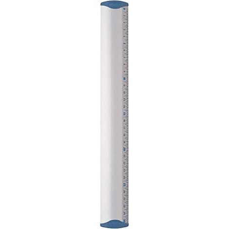MAPED Règle anti-dérapante Protect system - Aluminium anodisé - 30 cm (1/4)