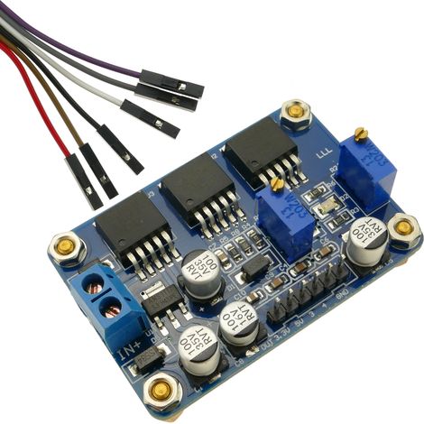 BeMatik - Fuente de alimentación DC de 6.5-22V a 3.3-5V con conversor ajustable DW-0412