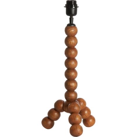 Light & Living - lampe de table - Veglio - marron - bois - Ø 20cm (1/5)