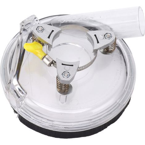 Kit de protection anti-poussière, couvercle de meulage à sec ABS Transparent pour meuleuses d'angle de 4 à 5 pouces, polisseuse humide (1/5)