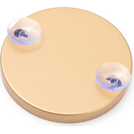 1 Miroir cosmétique grossissant, 10x 20x 30x, ventouse pour salle de bain, idéal rasage et extraction points noirs, miroir rond (1/5)