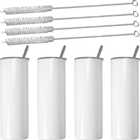 Gobelets à sublimation 20 Skinny Straight, acier inoxydable