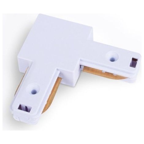 Unión Rígida A 90º Para Carril Monofásico De PVC ( Ref.: