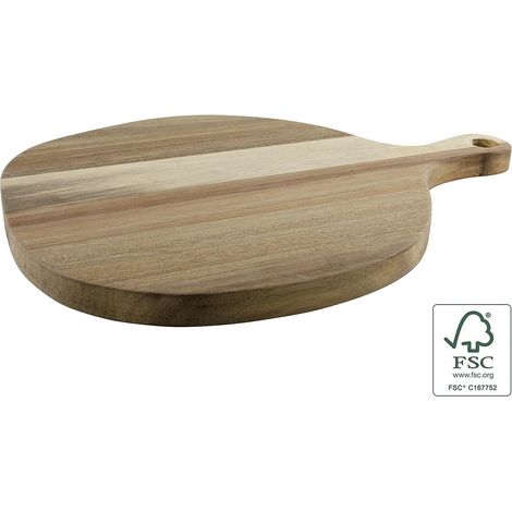 PLANCHE À DÉCOUPER EN BOIS D'ACACIA POUR PRÉSENTER PLATS ET COLLATIONS