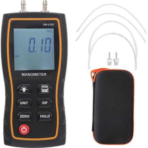 SW-512C Digitales Manometer für Heizungs-, Lüftungs- und Klimatechnik (HLK) – Differenzdruckmessgerät