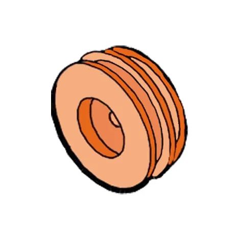 faac pièce détachée piston avec réglage du frein vérin 760 7350275 (1/3)