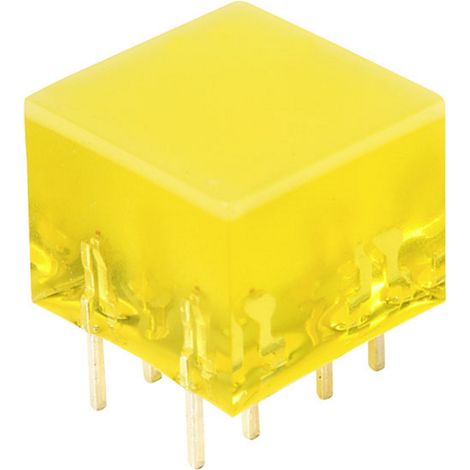 Kingbright L-875/4YDT LED-Bargraph 4fach Gelb  (L x B x H) 10 x 10 x 8 mm
