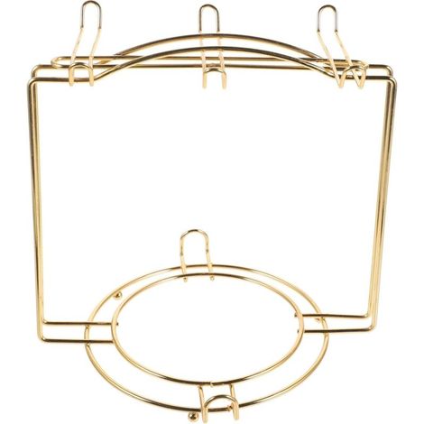 Organizzatore verticale per tazze e piatti in acciaio inox: design elegante, salvaspazio in cucina o in ufficio.
