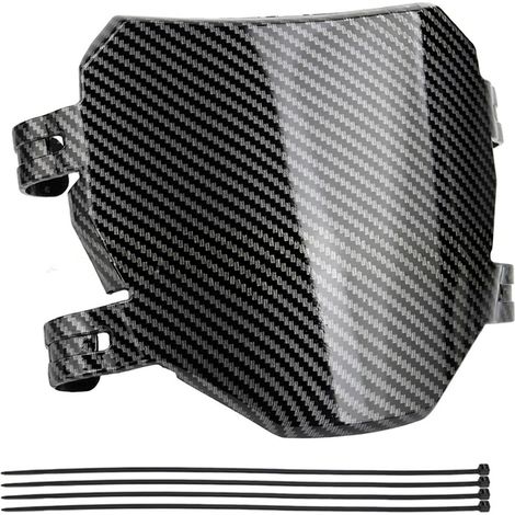 Support de plaque d'immatriculation avant de moto fabriqué à partir de PVC robuste, parfait pour les types tout-terrain à augmenter (1/5)