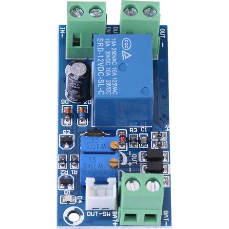 Module de contrôle de sous-tension et de charge de batterie X802 12V (1/5)