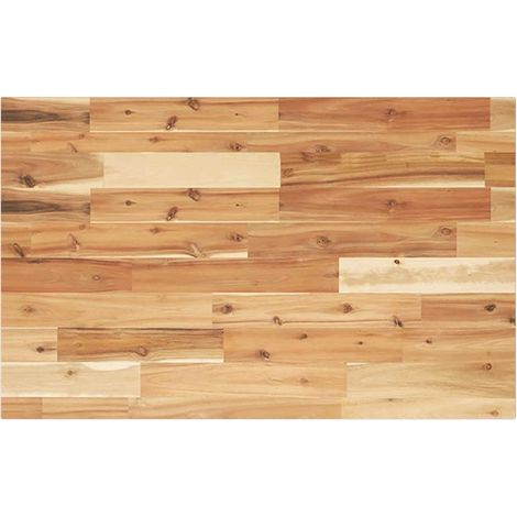 Schreibtischplatte Ölbeschichtung 80x50x2 cm Massivholz Akazie