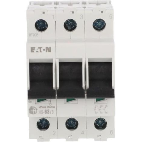 Interruptor-seccionador modular 63A 3P HIS-63/3 142822