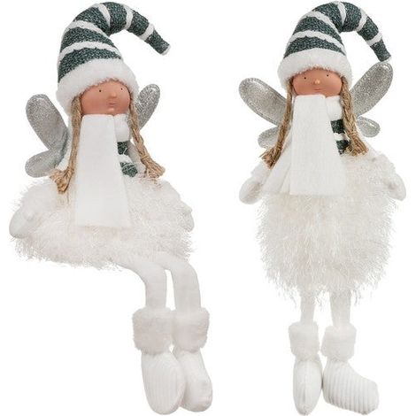 Fata - statuina natalizia seduta ruhhy 22339