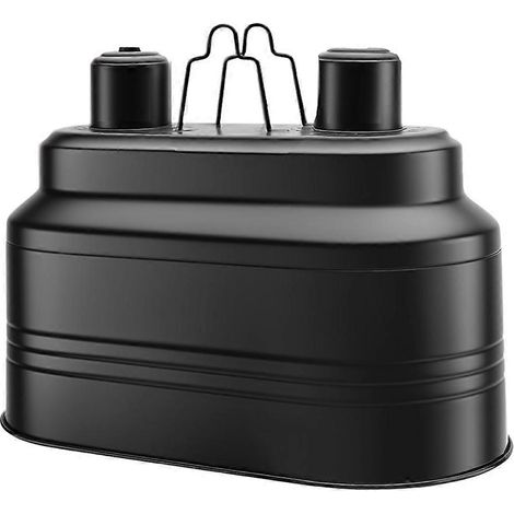 Doppelte Wärmelampe für Reptilien, max. 160 W pro Lampe, mit separaten Schaltern, kompatibel mit US-Steckern. (1/5)